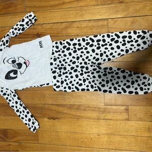 Joe Fresh Black and White Dalmatian Kids Pajama Set